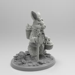 Classic Easter Bunny 3d model