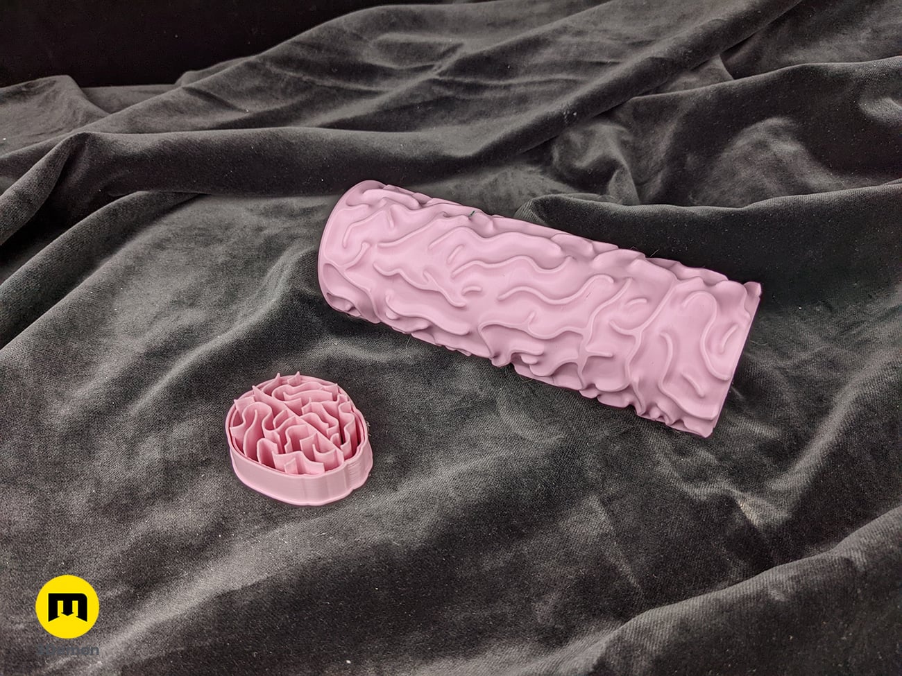 Brain Texture Roller Cookie Cutter 3d model