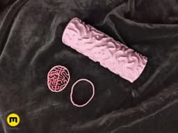 Brain Texture Roller Cookie Cutter 3d model