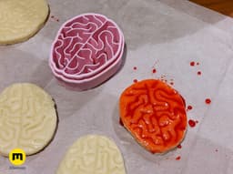 Brain Texture Roller Cookie Cutter 3d model