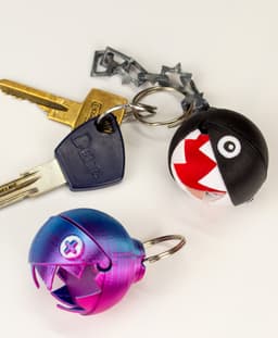 Chomp Keychain With Movable Jaw 3d model
