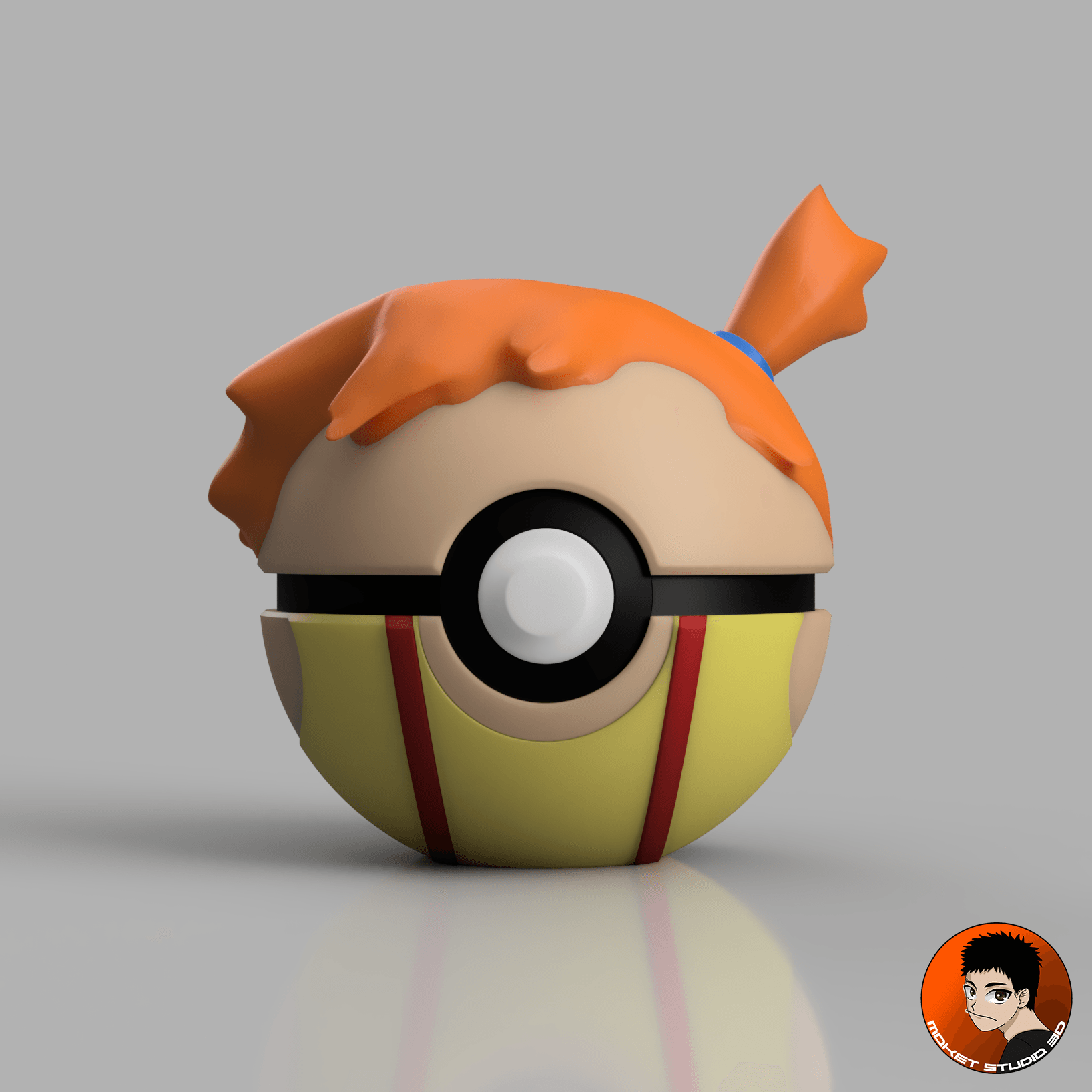 Pokemon - Misty Pokeball 3d model