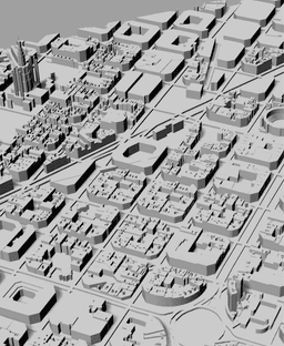 BARCELONA, Skyline 3d map 3d model