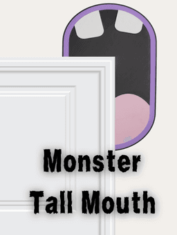 Tall Monster Mouth Door Topper 3d model