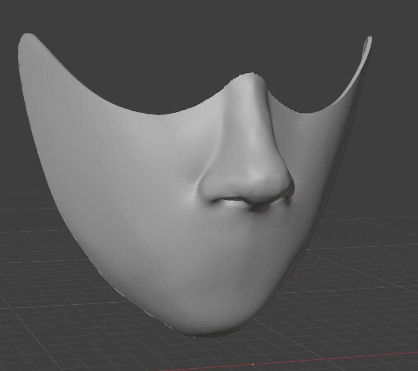 Half Mask 3d model