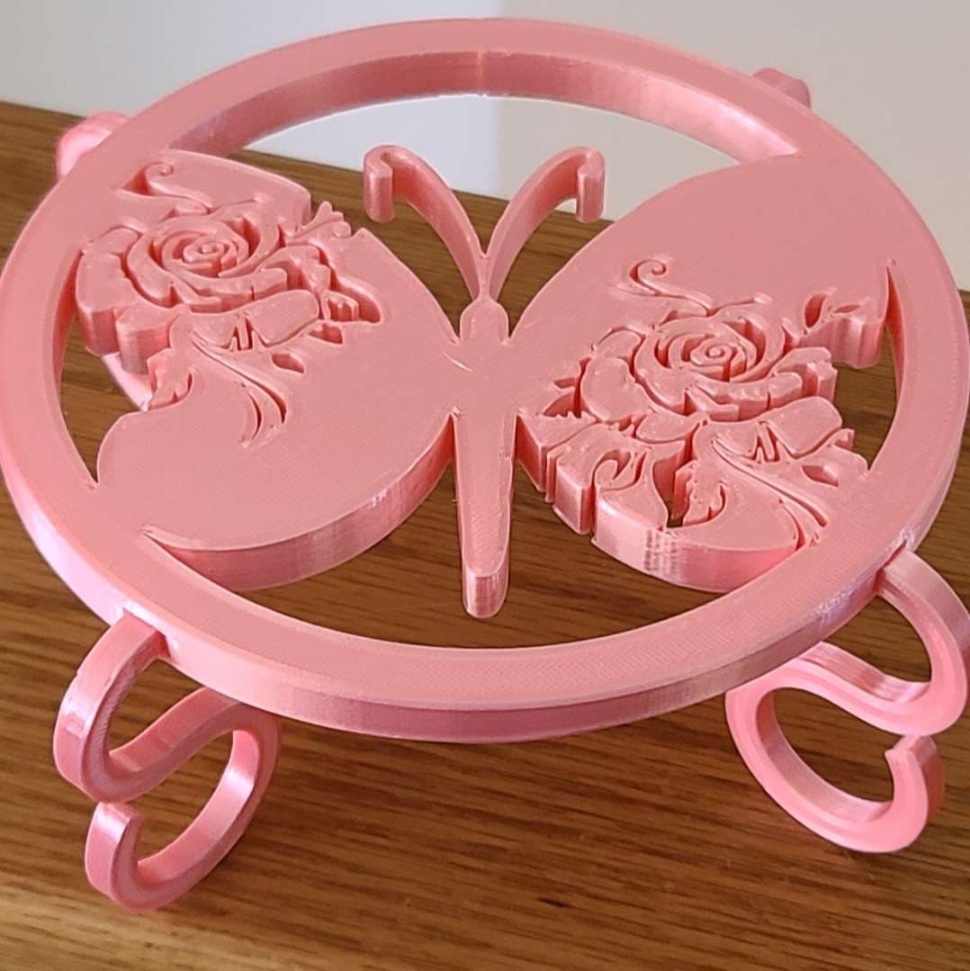 Butterfly Stand for planters and stuff! 3d model