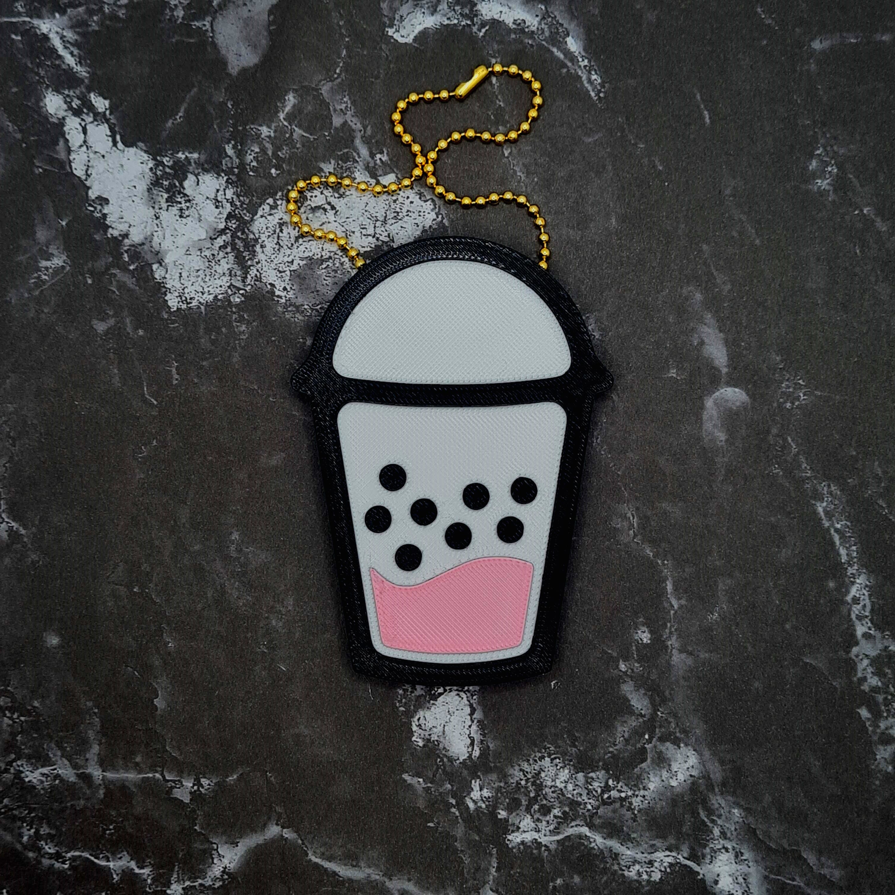 Boba (Bubble Tea) Charm 3d model