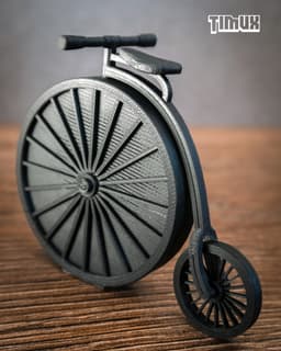 VINTAGE BICYCLE CLOCK HOLDER AND PHOTO FRAME 3d model