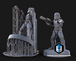 1:48 Scale Stormtroopers - 3D Print Files 3d model