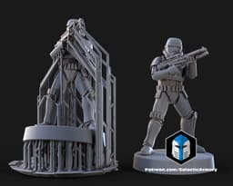 1:48 Scale Stormtroopers - 3D Print Files 3d model