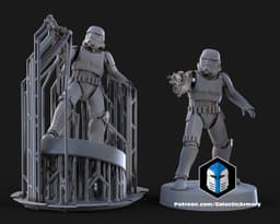 1:48 Scale Stormtroopers - 3D Print Files 3d model