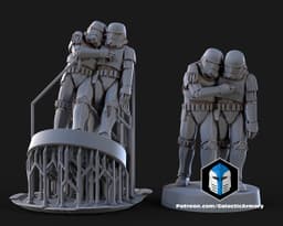 1:48 Scale Stormtroopers - 3D Print Files 3d model