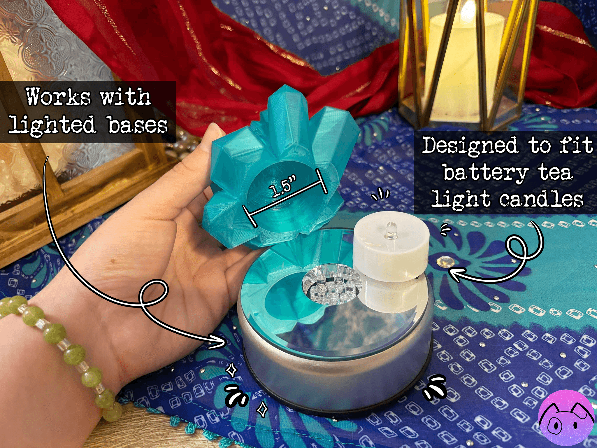 Sea Crystal Lamp 3d model