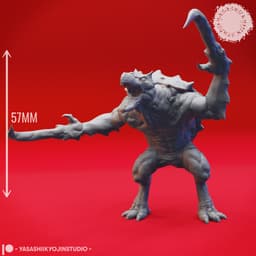 Hook Horror - Tabletop Miniature 3d model