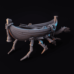 Swamp Walker | Monstrous Crab Rowboat 3d model