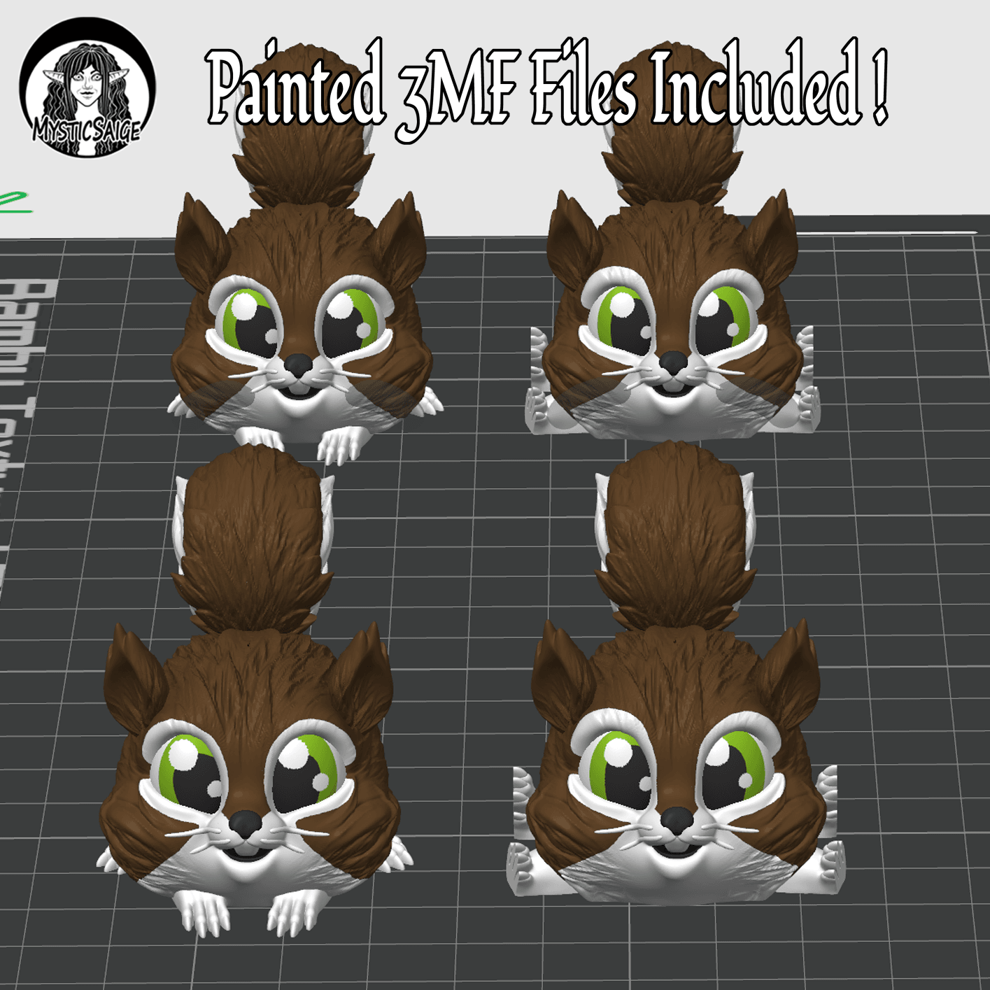 Squirrel Puffling - Exclusive Model 3d model