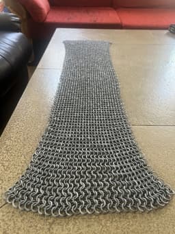 Chainmail v2.1 - 1 meter of medieval armor for cosplay 3d model