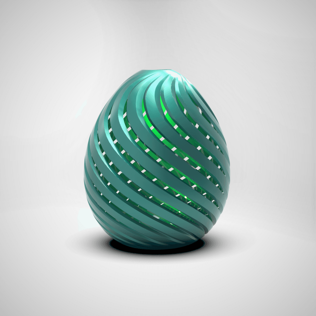 Egg Tealight Cover -*Breezy* 3d model