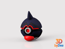 Toxicroak Poke Ball 3d model