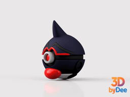 Toxicroak Poke Ball 3d model