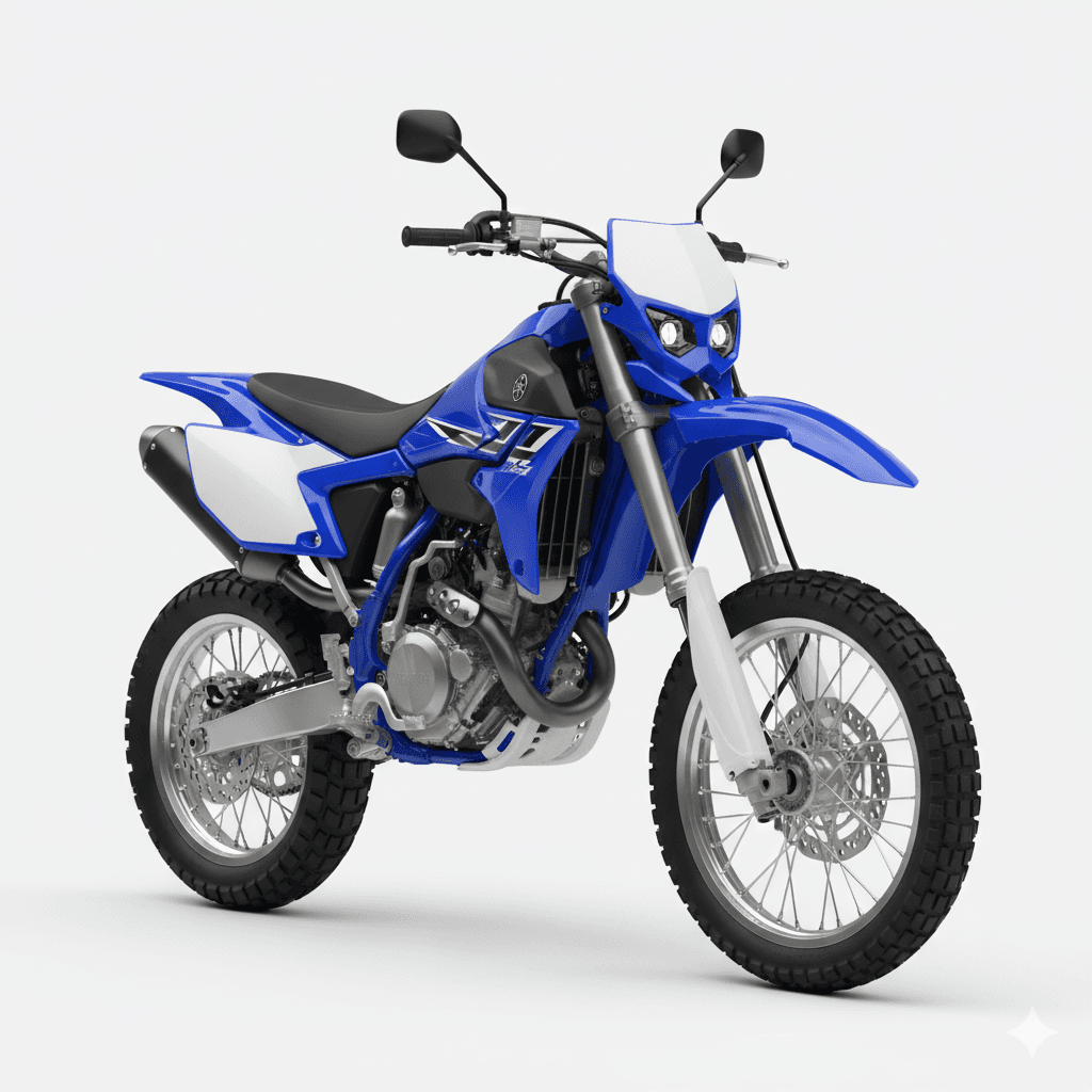 Yamaha YZ490 Vintage Dirt Bike Motorcycle 3d model