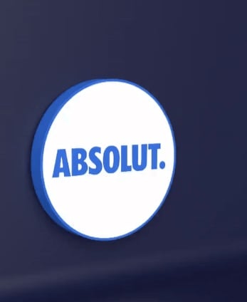 Absolut Vodka - LED Strip compatible 3d model
