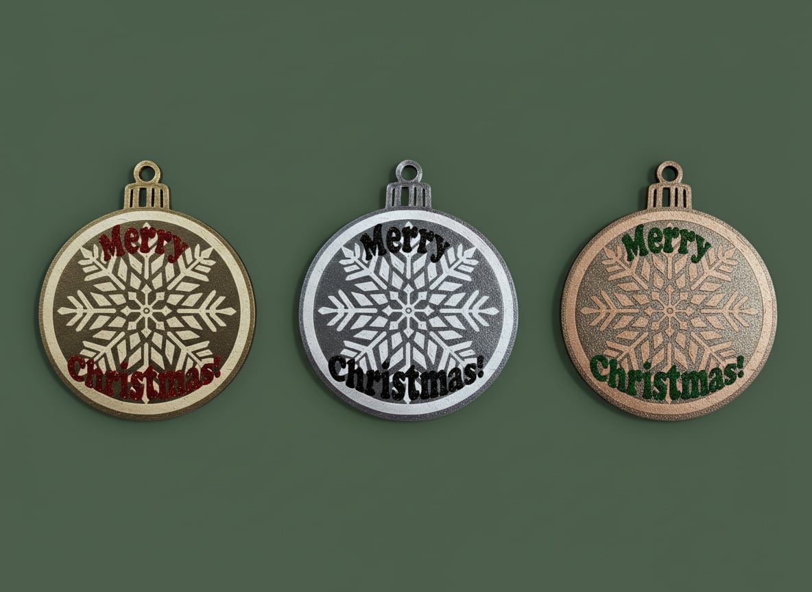 Christmas Tree Ornament 3d model