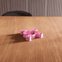 Skull and Crossbones Cookie Cutter Stamp Utensil 3d model