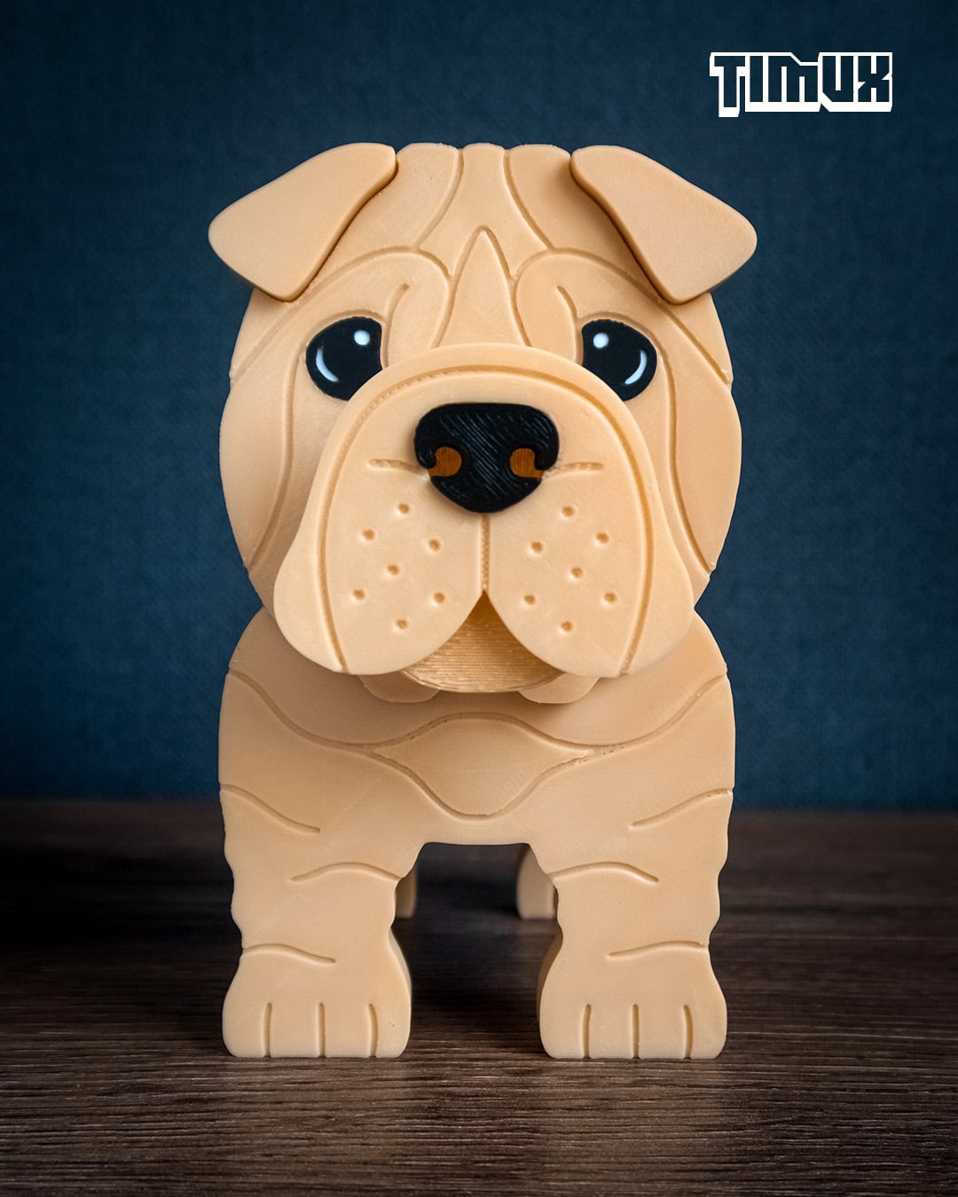 SHAR PEI GLASSES HOLDER 3d model