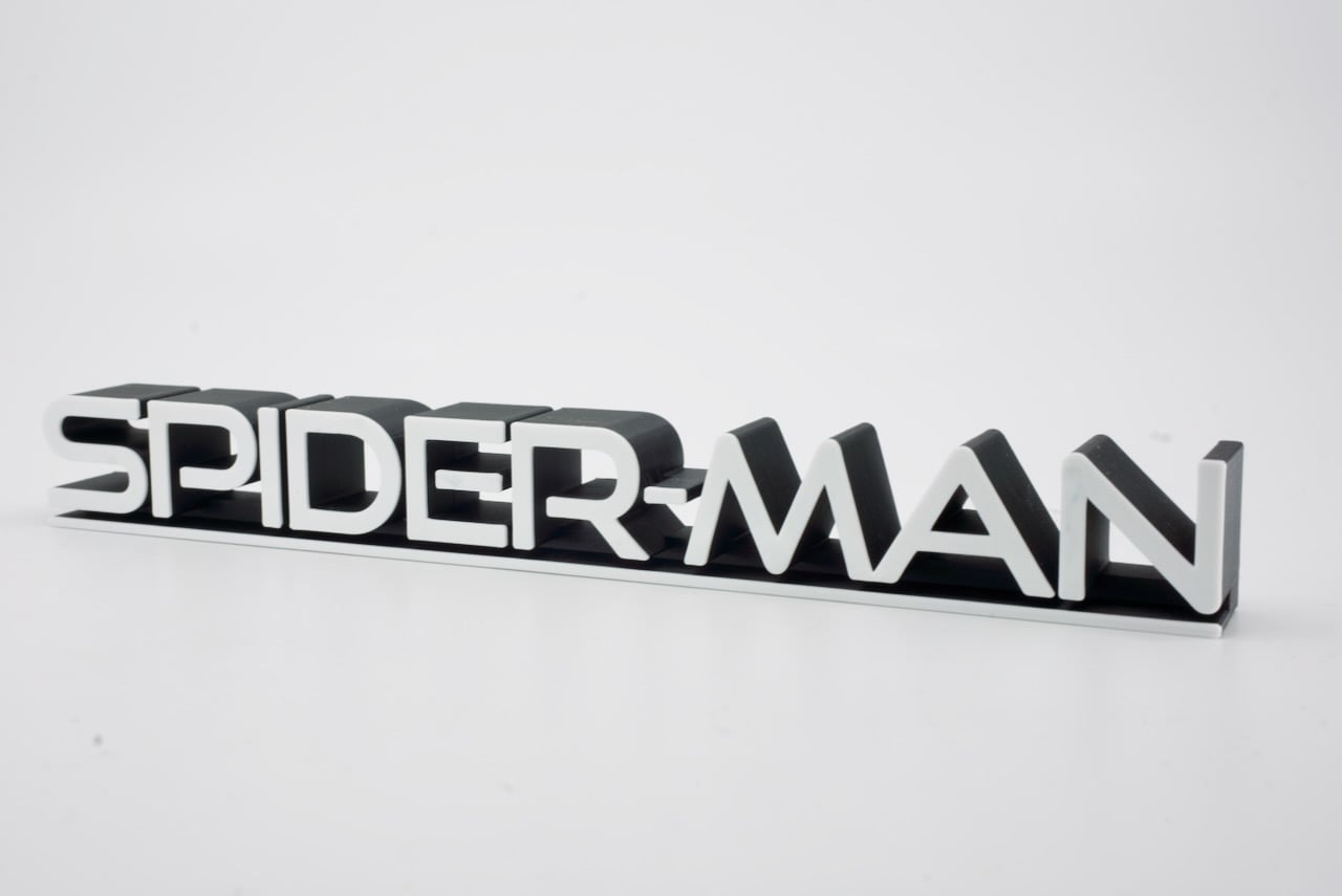 Spider Man TV Show Logo 3d model