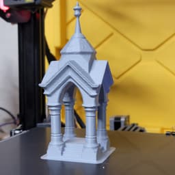 Gothic Wayshrine Chapel | Tabletop Scatter Terrain | FDM Optimized 3d model