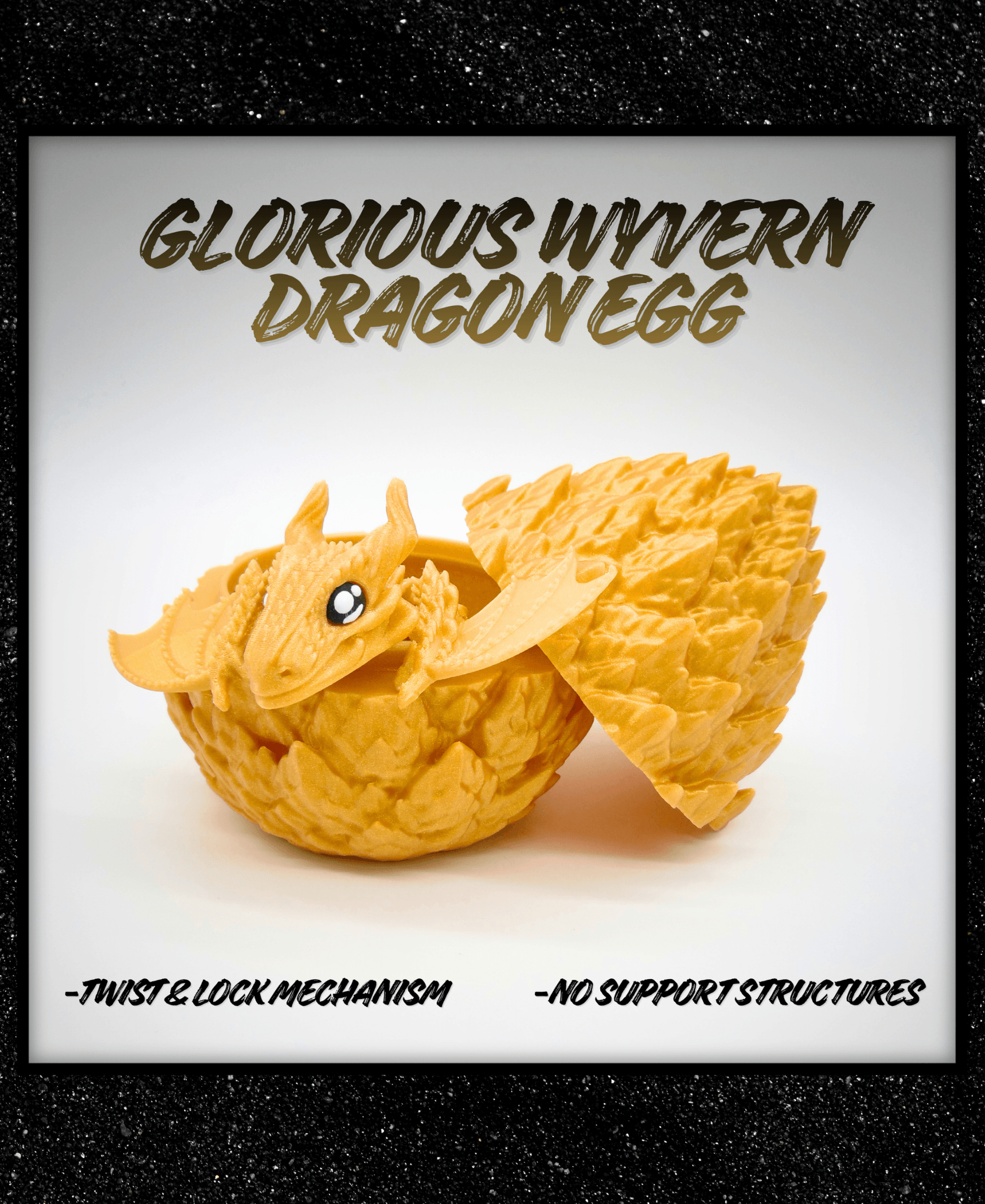 Glorious Wyvern Dragon Egg 3d model