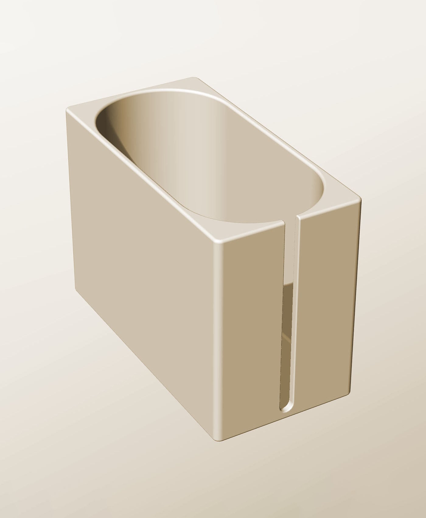 CX96-150-SS Slotted container modular stackable module bin box 3d model