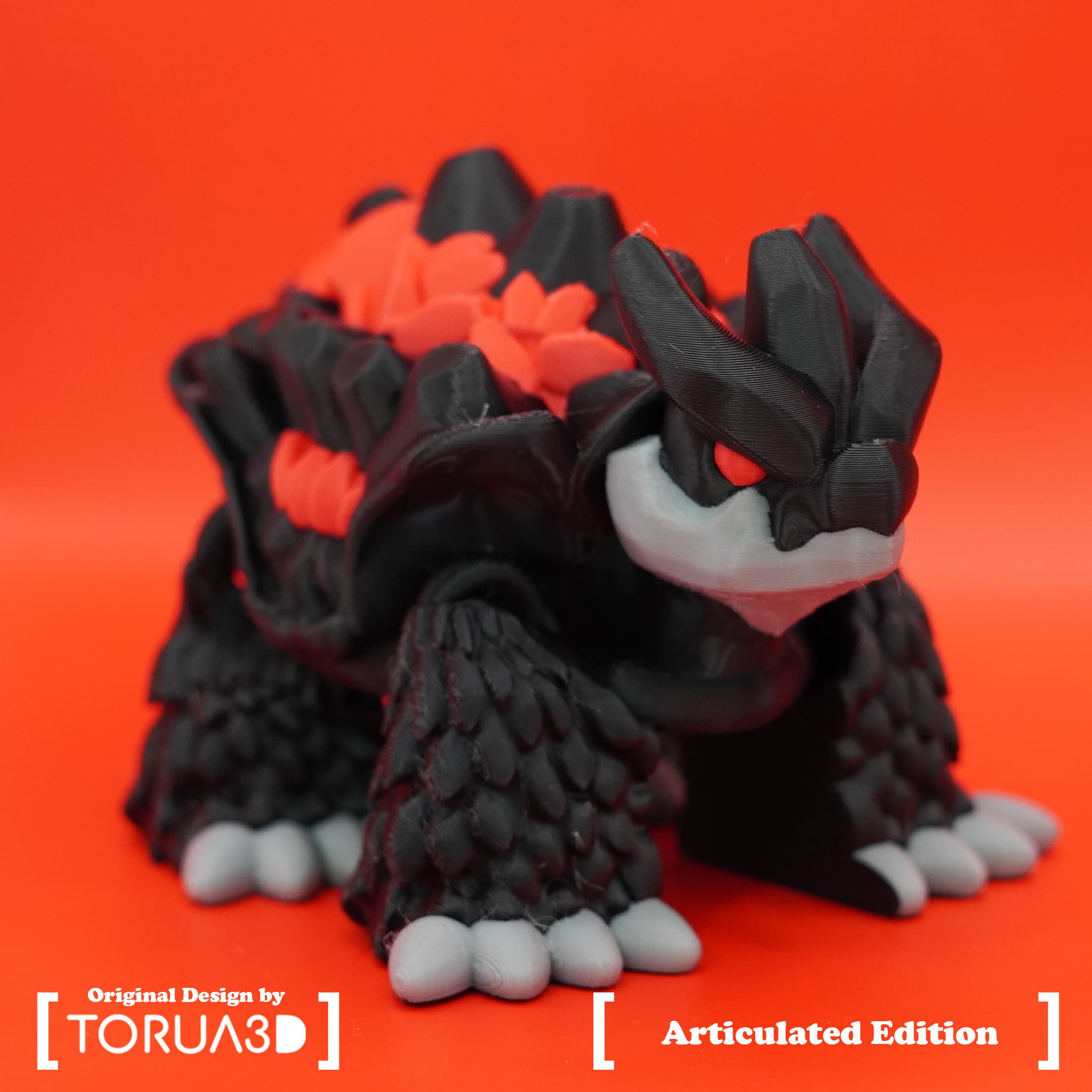 Articulated Magma Turtle 3d model