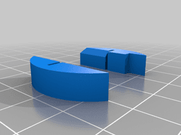 Support for servo Protronik 7350 MG-D in ASW15B SilenceModel 3d model