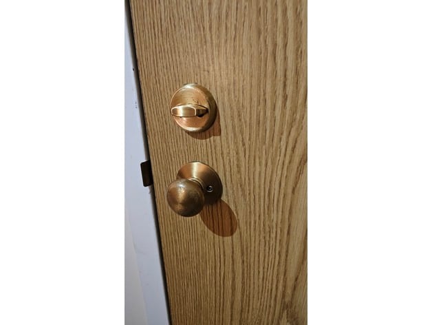 Simple Deadbolt Securing Device 3d model