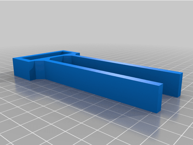 Simple Deadbolt Securing Device 3d model