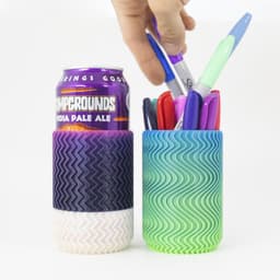 Wavy Can Coozie 3d model