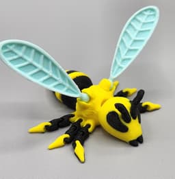 CUTE LUCKY FLEXY FREE BEE & KEYCHAIN VARIANT 3d model