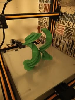 Twisted 4 Leaf Clover - Single Extruder 3d model