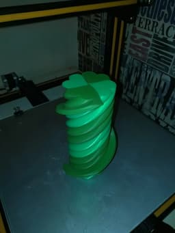 Twisted 4 Leaf Clover - Single Extruder 3d model