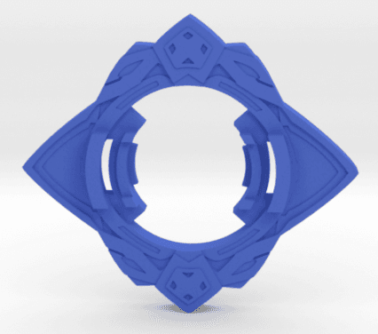 BEYBLADE NUNCHUX | COMPLETE | ANIME SERIES 3d model