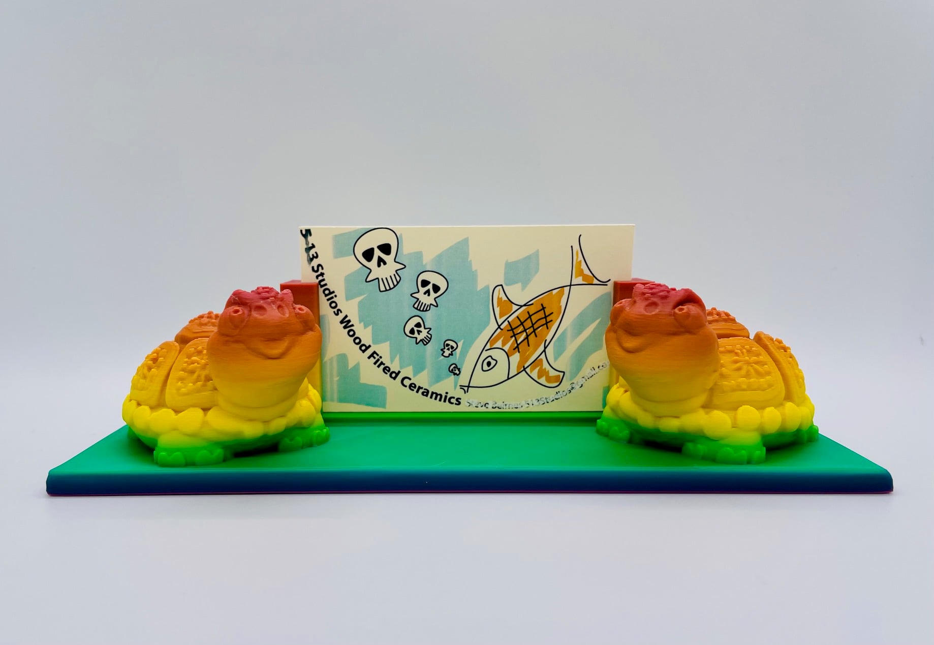 Turtle Business Card Holder 3d model