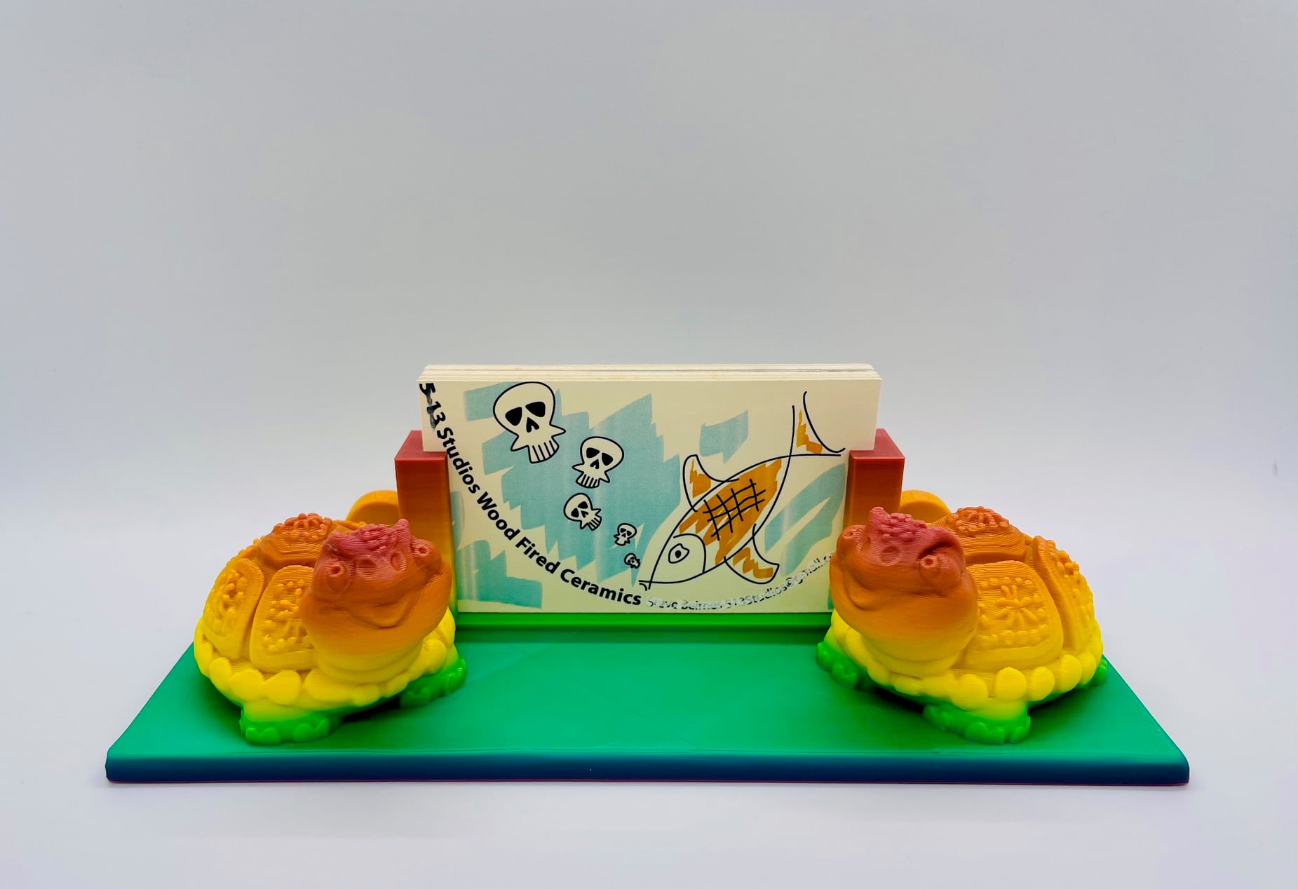 Turtle Business Card Holder 3d model