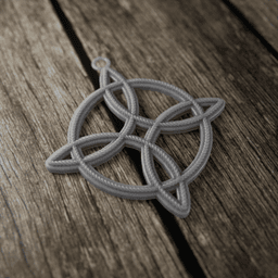 Witch's Knot Pendant V2 3d model