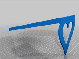 Picture frame for photo strip 3d model