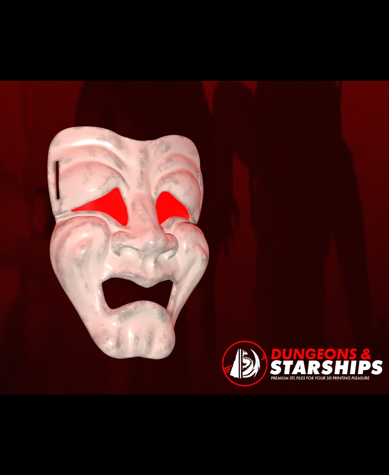 Comedy & Tragedy 3d model
