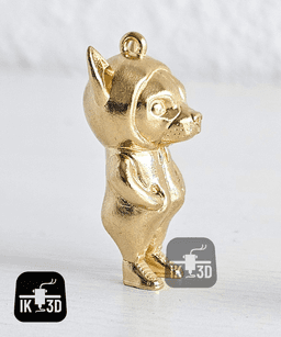Street Dogz - Chihuahua Keychain 3d model