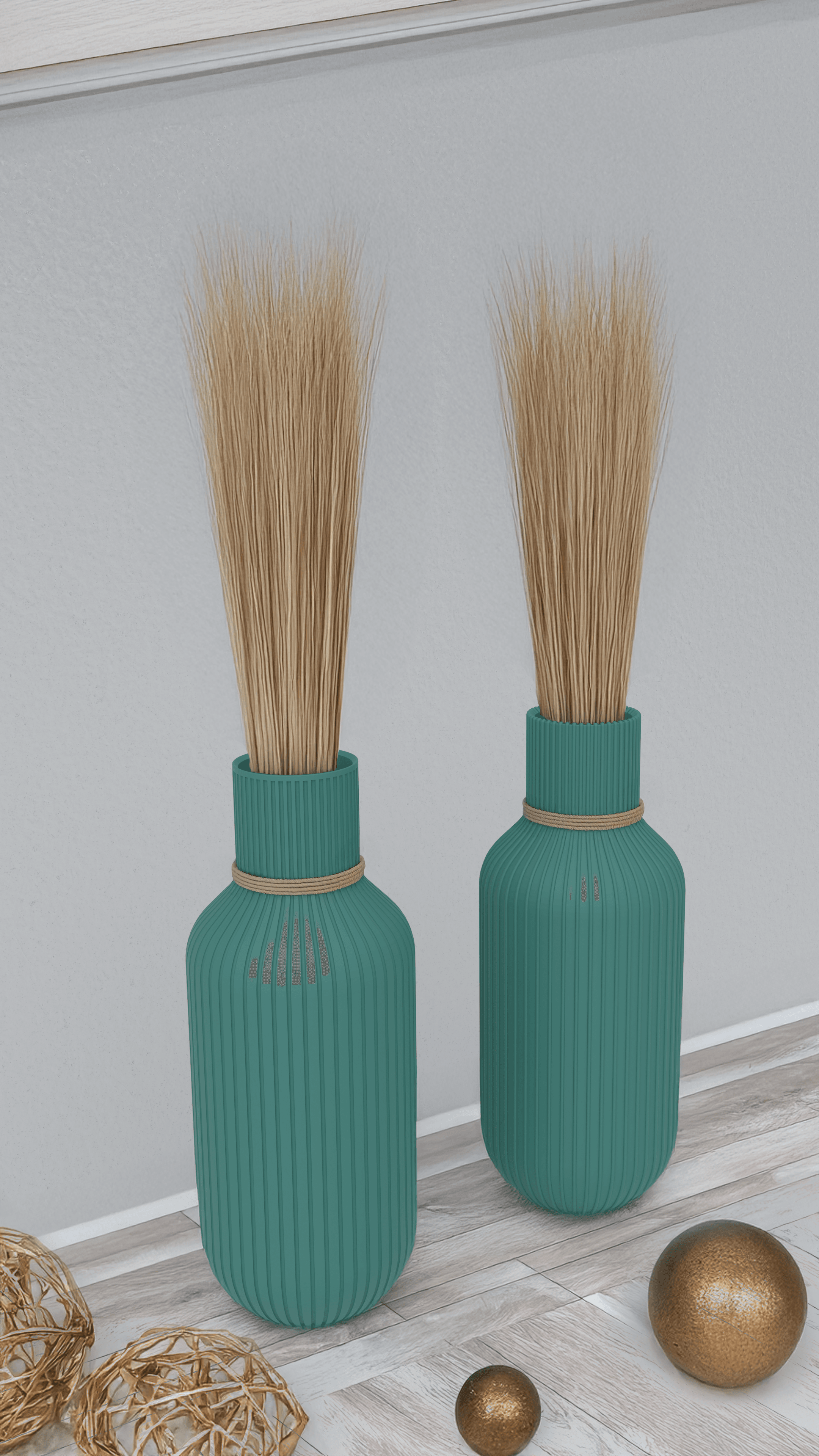 Vertical Patterned Vase 3d model
