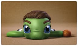 Basketball Turtle Luca 3d model
